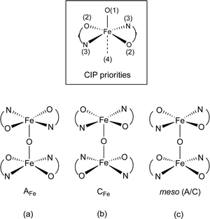 Chirality And Diastereoselection In The M Oxo Diiron Complexes L2fe O Fel2 L Bidentate Salicylaldiminato Dalton Transactions Rsc Publishing