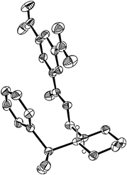 ORTEP drawing for 3,5-dinitrobenzoate of 1′a.