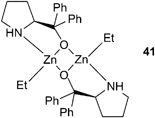 Chiral amino-alkoxide zinc complex used for asymmetric copolymerisations.