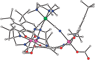 Molecular structure of [MnIIIIII33CrIIIIII]3+3+.157