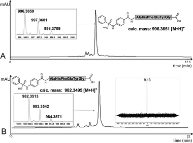 (A) HRMS analysis and HPLC profile of crude 2k; (B) HRMS analysis, 31P-NMR and HPLC profile of crude 3a. For conditions see ESI.