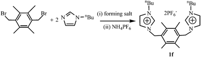 Preparation of precursor 1f.