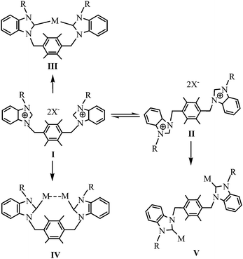 The diverse conformations of dibenzimidazole and their metal complexes