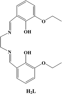 Chemical structure of H2L.