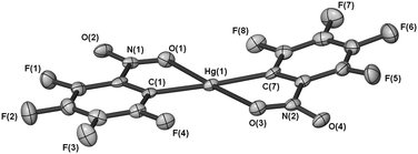 Molecular diagram of 1 shown with 50% thermal ellipsoids.