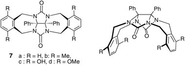 General structure of glycoluril-based molecular clips.