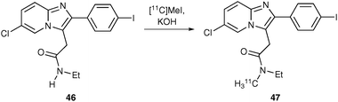 Radiosynthesis of [11C]CLINME 47.