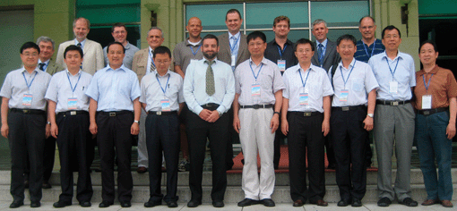 The Chem Soc Rev Editorial Board with heads of chemistry departments from leading Chinese universities.