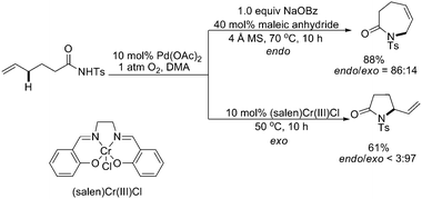 
            Pd(ii)-catalyzed intramolecular regioselective allylic C–H amination.16