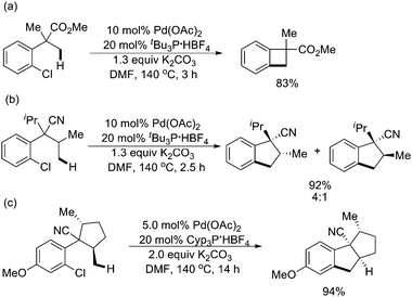 
              Pd(0)-catalyzed intramolecular sp3 C–H activation employing aryl chlorides.54