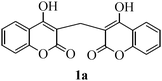 Structure of dicoumarol.