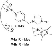 Supported Ir complexes.