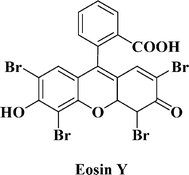 Chemical structure of the eosine Y dye.