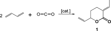 Synthesis of the δ-lactone 1.