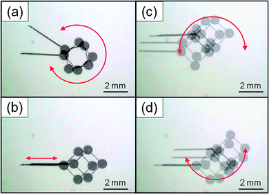 High speed 3-DOF movement of MMT (the rotation speed: 500 rpm, maximum speed: 5.5 mm s−1) (see ESI).