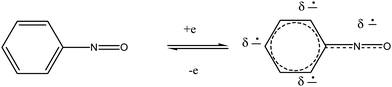 ET with nitrosobenzene.