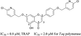 A 2-chloropyridine flavone derivative (Zhu).189