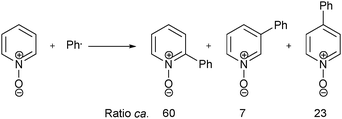 Use of pyridine-N-oxide to enhance regio-selectivity for aryl radical addition to pyridine (1961)2a,7