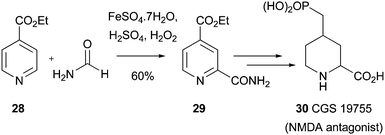 Synthesis of the NMDA antagonist CGS 1975588