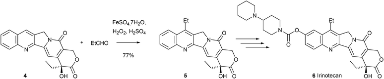 Synthesis of the marketed drug, Irinotecan, a Topoisomerase I inhibitor20