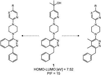 
            Phthalazine
            1 used as a lead compound for phototoxicity mitigation.