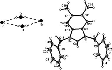 
            X-Ray diffraction structure of 3e; molecule; thermal ellipsoids are drawn on the 15% probability level.