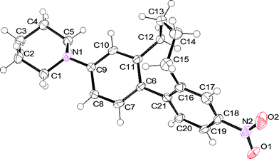 Solid state structure of the P enantiomer of 1c. Thermal ellipsoids are set at the 50% probability level.