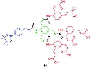 First generation 2,4,6-tris(hydroxymethyl)aniline AB3 based dendron 48.47
