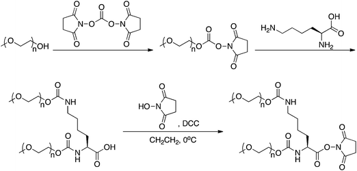 Synthesis of the branched PEG used to prepare PEGASYS.