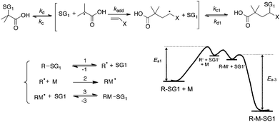 Mechanism of the intermolecular radical 1,2-addition of the BlocBuilder MA onto activated olefins.