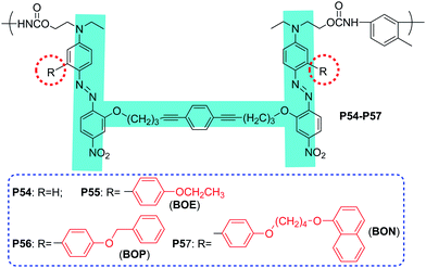 The structures of P54–P57.