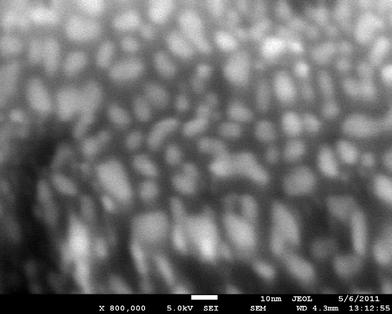 High magnification surface morphology images of LSV surfaces, as shown in Fig. 10c. For the deposited particles the mean size is 5.5 nm and the standard deviation is 0.9 nm.