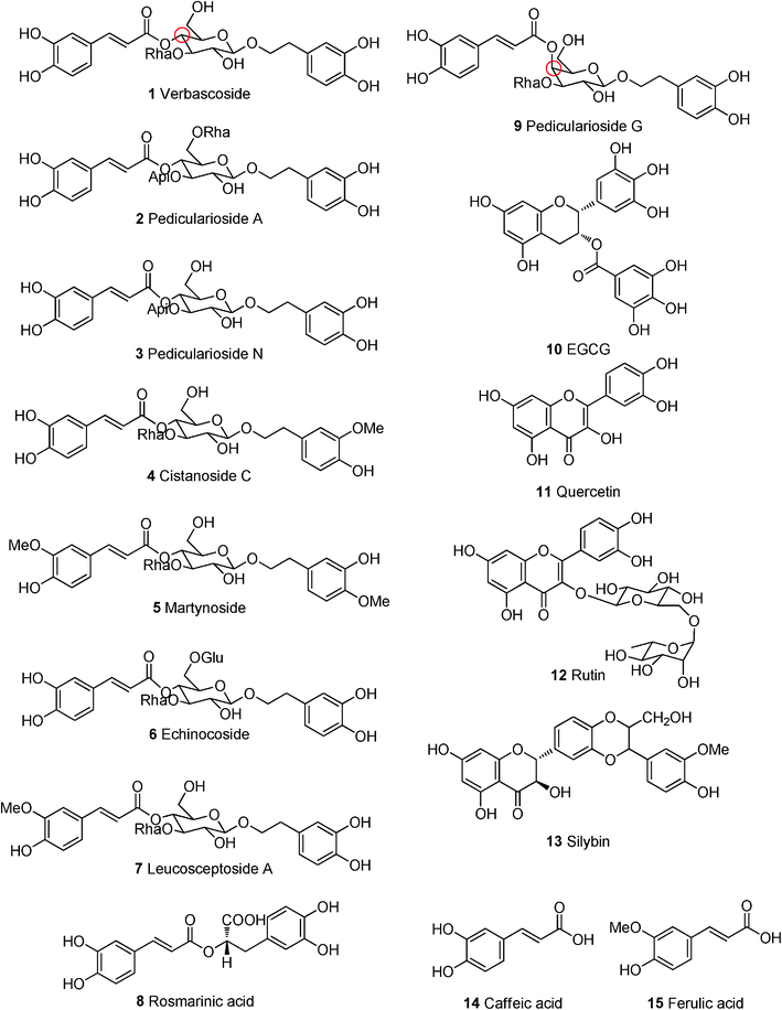 Structures of some phytophenols.