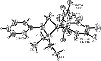 A view of the molecular structure of compound 5a.