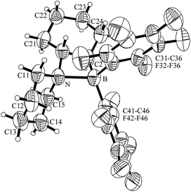 A view of the molecular structure of the FLP system 5d.