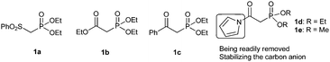 
          HWE reagents used in the Mannich Reaction.