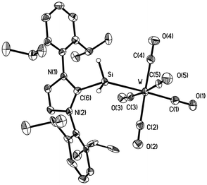 Efficient generation of stable adducts of Si( ii ) dihydride using