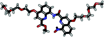 Crystal structure of a dimeric intermediate in the synthesis of 1.