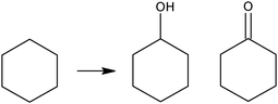 The selective oxidation of cyclohexane to KA oil