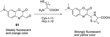 Mechanism for the reaction of 61.