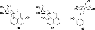 Structures of 86, 87 and 88.