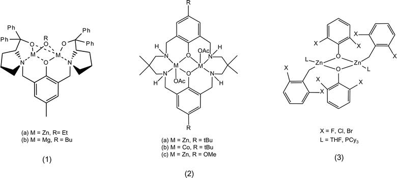 Phenolate metal complexes.