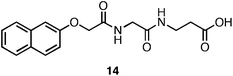 Chemical structure of the Nap-Gly-β-Aladipeptide.