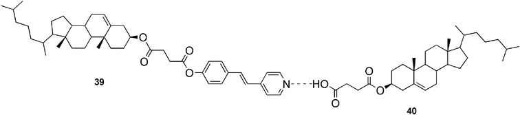 Hydrogen-bonded complex formed by 39 and 40.