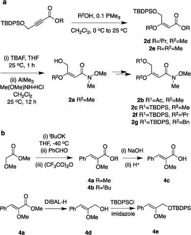 Syntheses of α-alkoxy and β-alkoxy vinyl ethers.