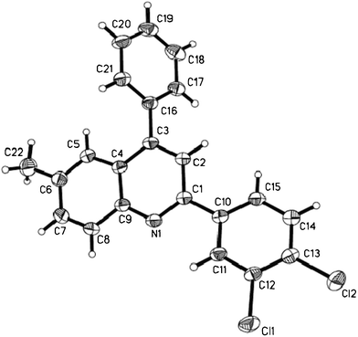 ORTEP diagram of Table 4, entry 5.