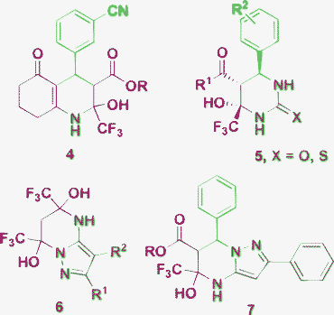 Examples of CF3-stabilized analogs of product-type E: 4,235,22,24625 and 7.26