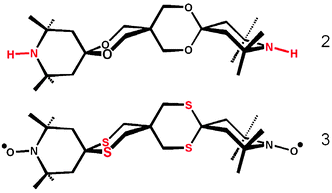 Molecular structure of the bTbk amine and thioether analogues.