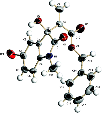 X-ray crystal structure of MBH product 6m.