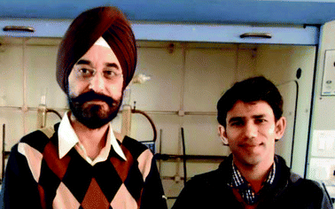 Swapandeep Singh Chimni (left) and Pankaj Chauhan (right)